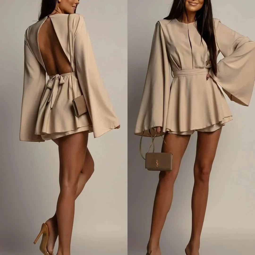 Lunelle™ Jumpsuit mit Offenem Rücken und Zarter Eleganz