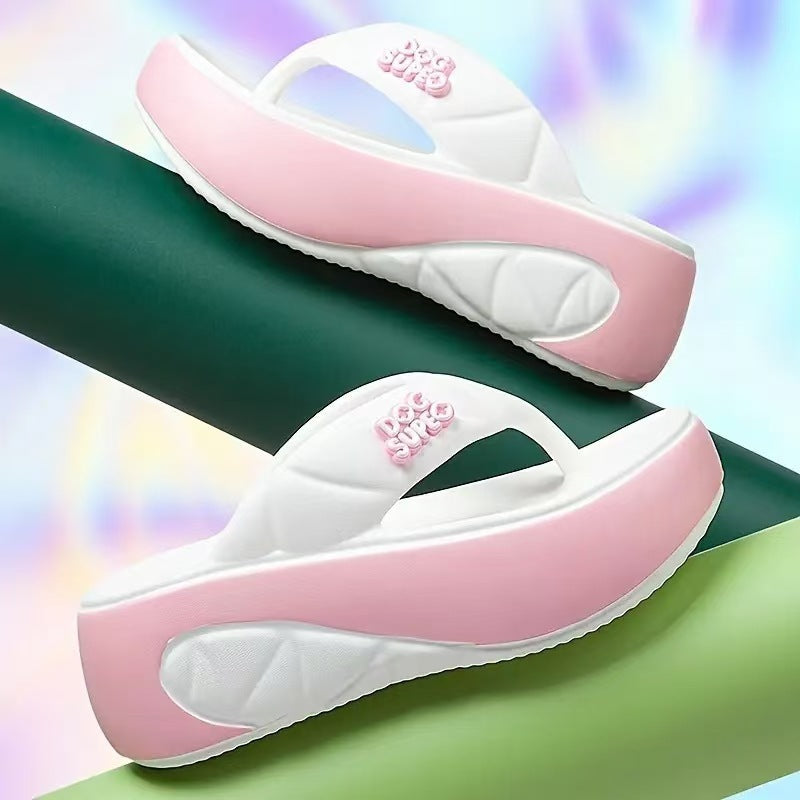 ☁️ Bequeme Damen Zehentrenner mit Plateausohle – Weiche EVA-Schuhe für Sommer – Federleichtes Laufgefühl für Strand & Stadt