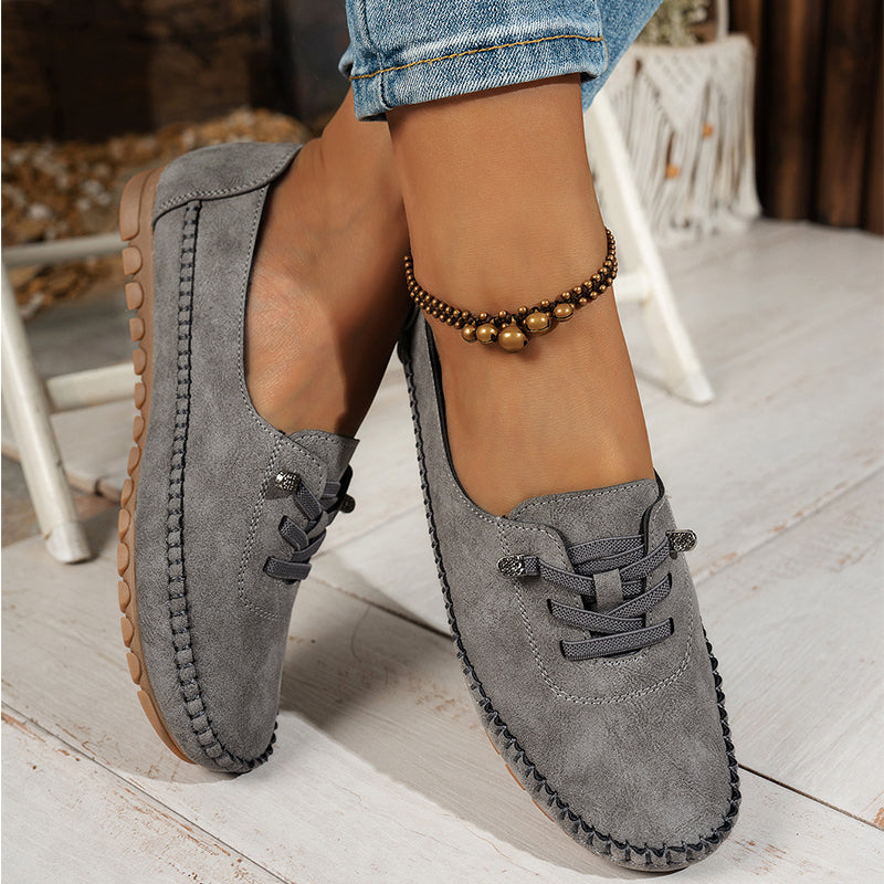 Damen-Casual-Loafer aus weichem PU-Leder – bequem, rutschfest & vielseitig kombinierbar 👟✨