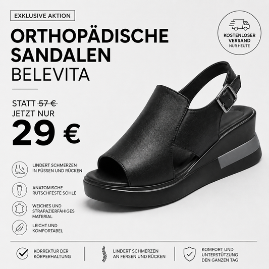 Orthopädische Belevita-Sandalen – Ergonomisches und elegantes Design
