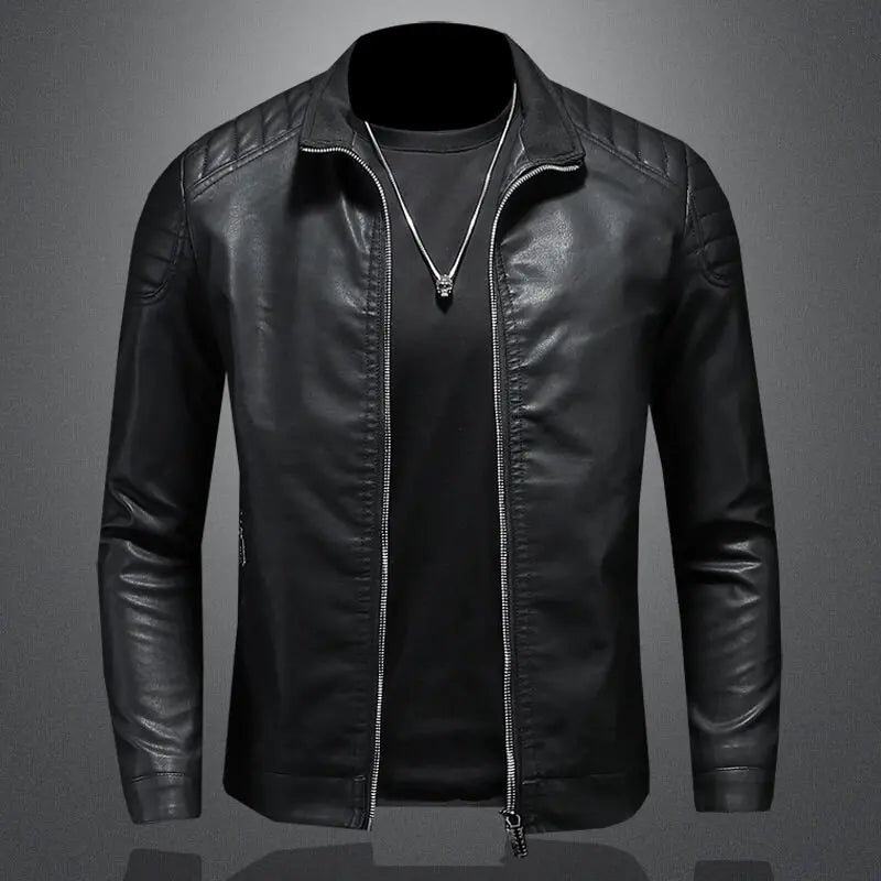 Auron™ Lederjacke Mit Premium-Finish Und Dominanter Ausstrahlung