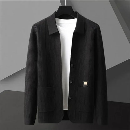 Nolan™ Strickjacke aus Strukturiertem Strick mit Hochwertiger Verarbeitung / Lässige Eleganz für Kühlere Tage!