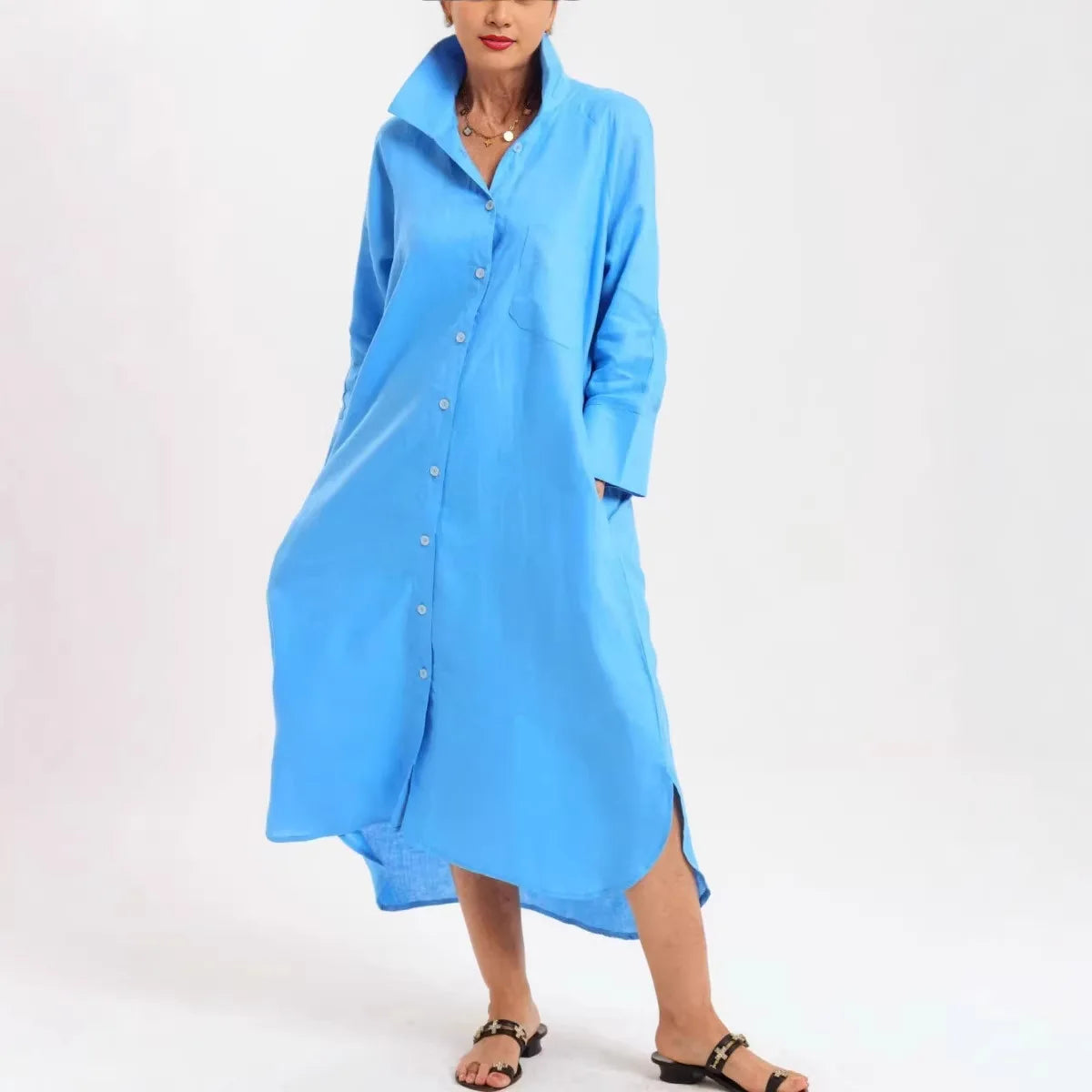 Arthea™-Kleid mit Klarer Silhouette und Edlem Griff