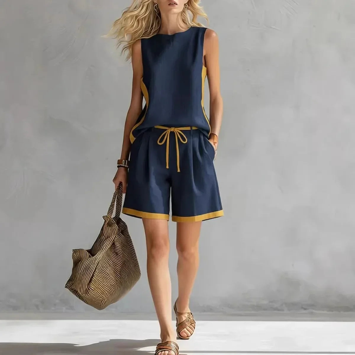 Minimalistisches Set Frische Linie™ mit kontrastierendem Abschluss