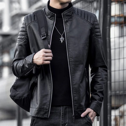 Auron™ Lederjacke Mit Premium-Finish Und Dominanter Ausstrahlung