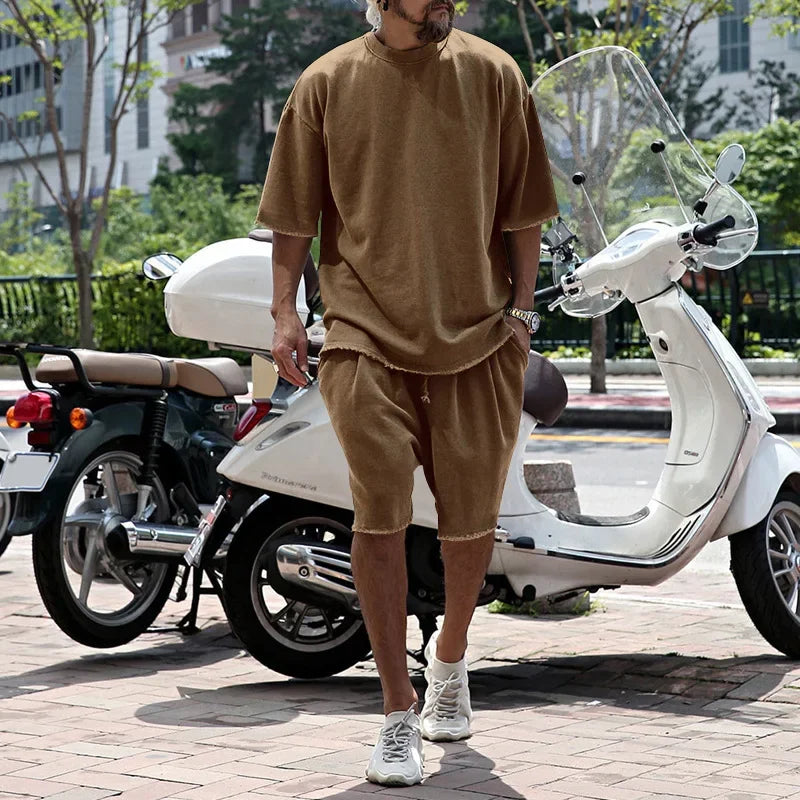 Draxen™-Set aus Premium-Strick mit Oversize-Passform und Streetwear-Style