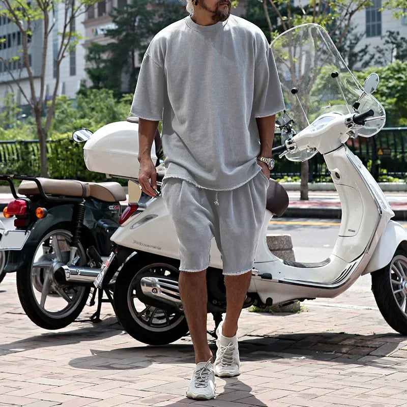 Draxen™-Set aus Premium-Strick mit Oversize-Passform und Streetwear-Style