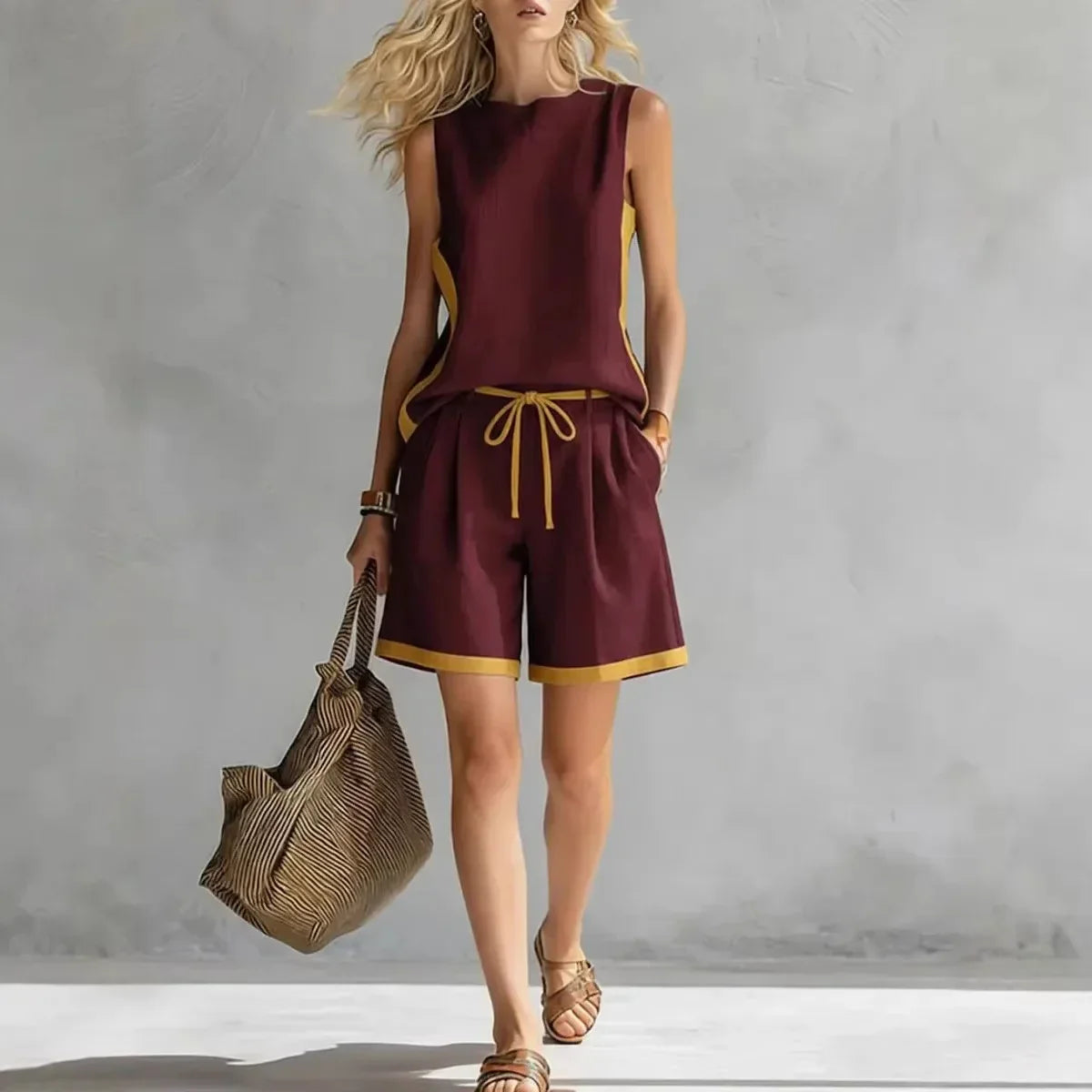 Minimalistisches Set Frische Linie™ mit kontrastierendem Abschluss