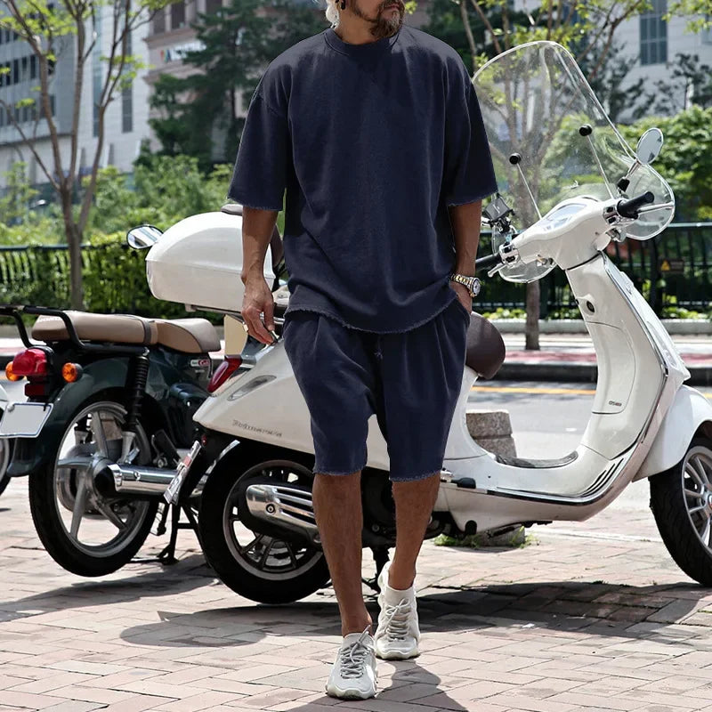 Draxen™-Set aus Premium-Strick mit Oversize-Passform und Streetwear-Style