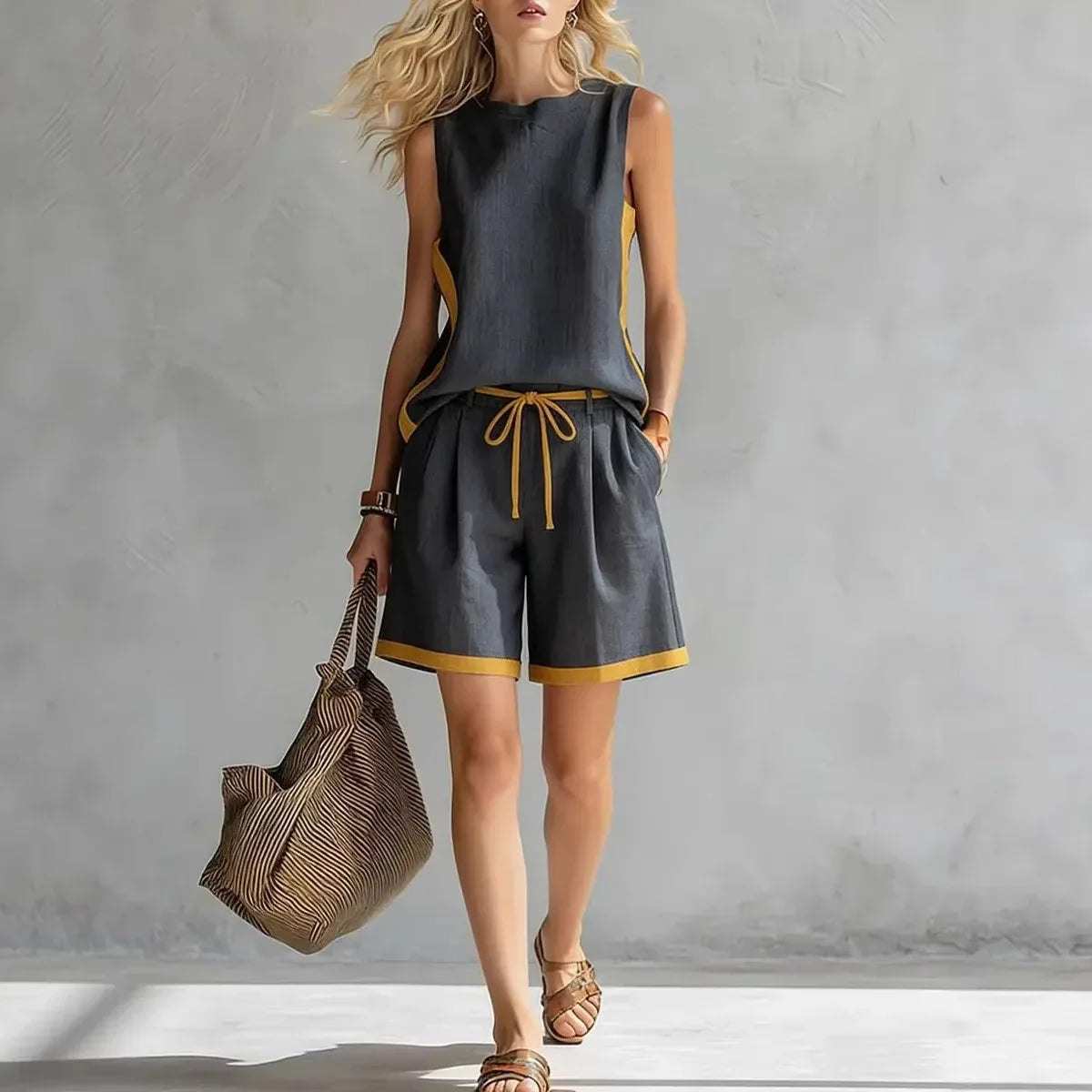 Minimalistisches Set Frische Linie™ mit kontrastierendem Abschluss