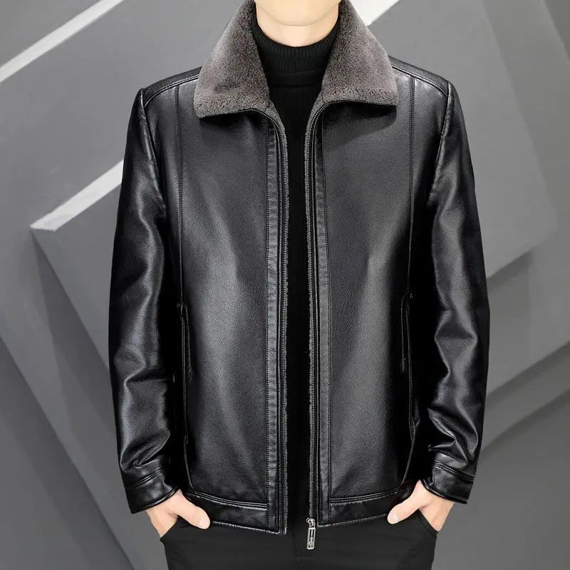 Blackridge™ Premium-Lederjacke mit Thermofutter