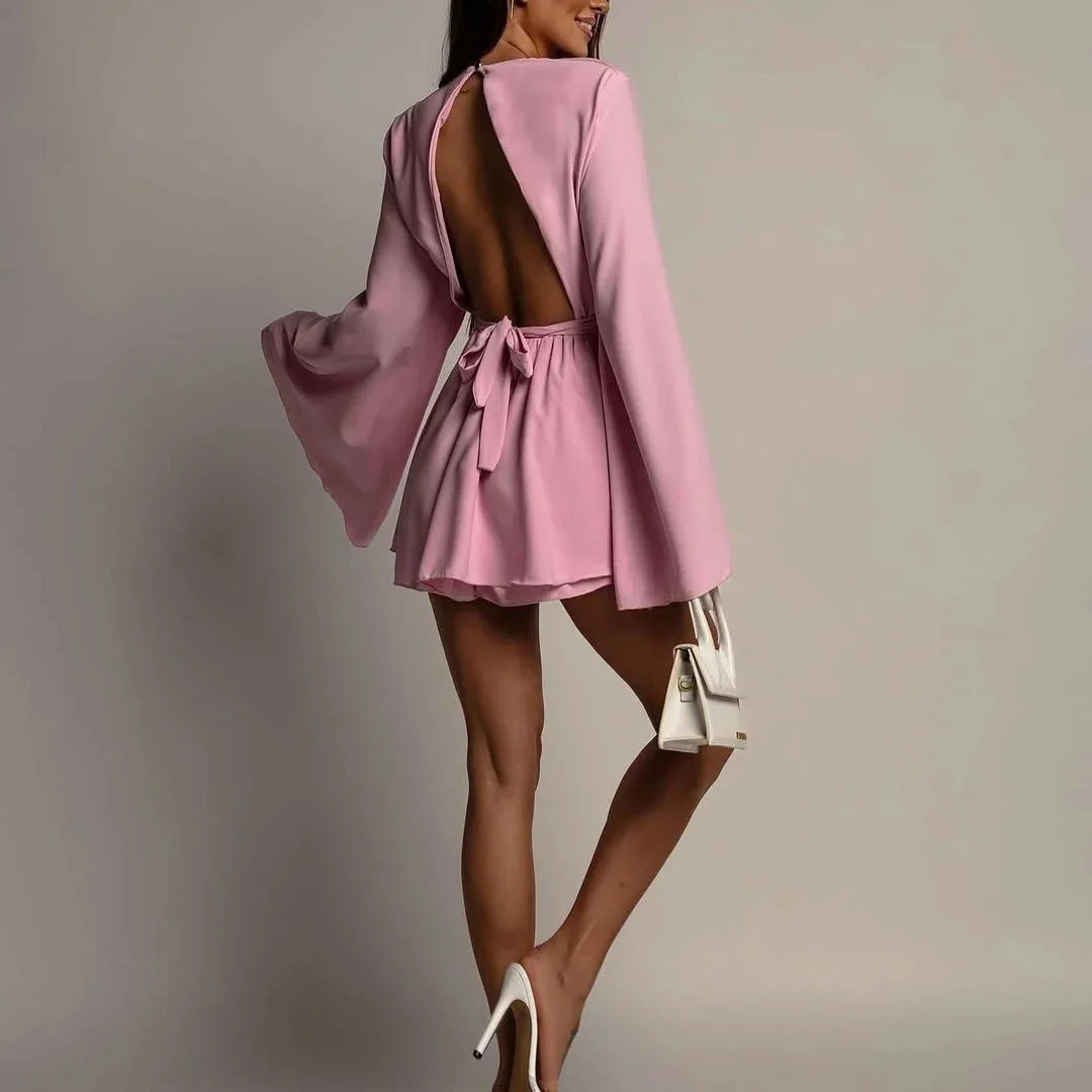 Lunelle™ Jumpsuit mit Offenem Rücken und Zarter Eleganz