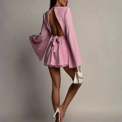 Lunelle™ Jumpsuit mit Offenem Rücken und Zarter Eleganz