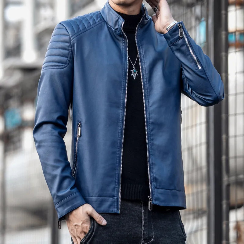 Auron™ Lederjacke Mit Premium-Finish Und Dominanter Ausstrahlung
