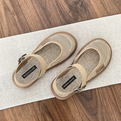 Bellevie™ Sandalen Mit Handgefertigter Flechtoptik und Atmungsaktivem Design