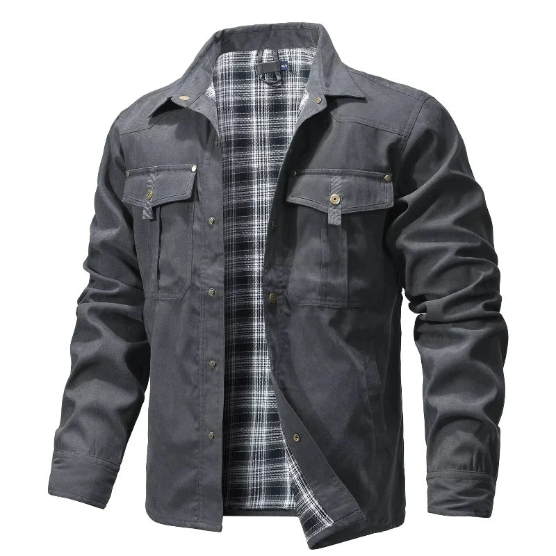 Ironwood™ Overshirt-Jacke Mit Kariertem Innenfutter