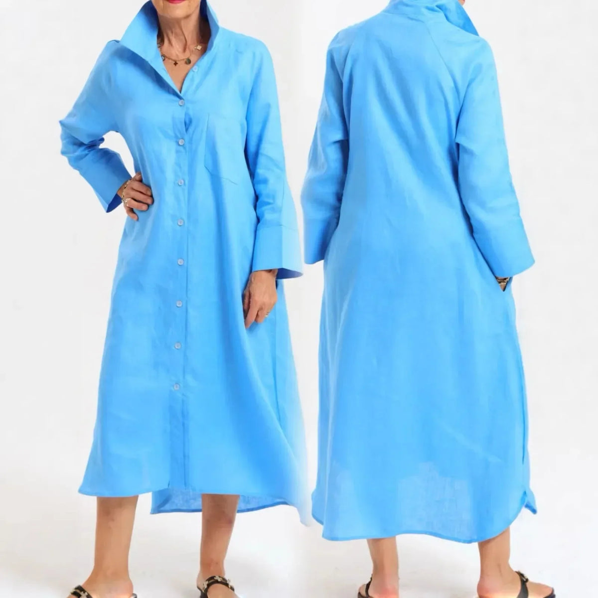 Arthea™-Kleid mit Klarer Silhouette und Edlem Griff