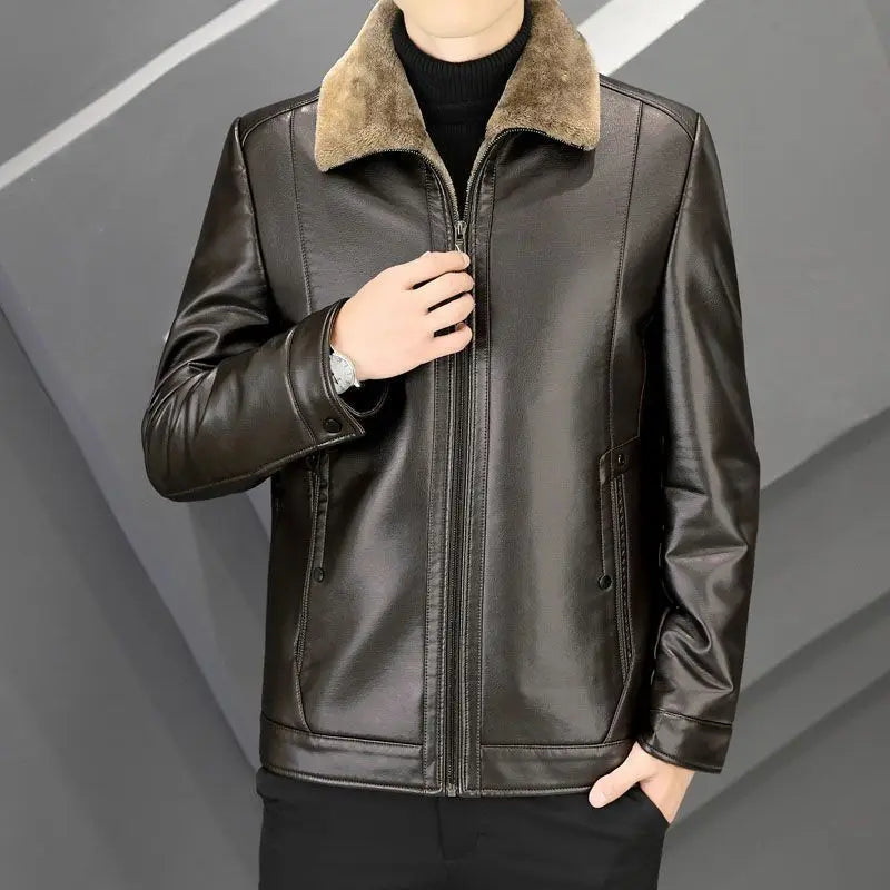 Blackridge™ Premium-Lederjacke mit Thermofutter