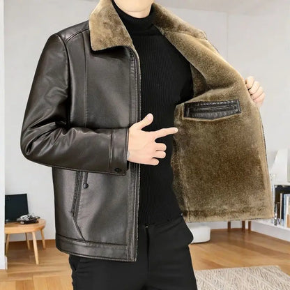 Blackridge™ Premium-Lederjacke mit Thermofutter