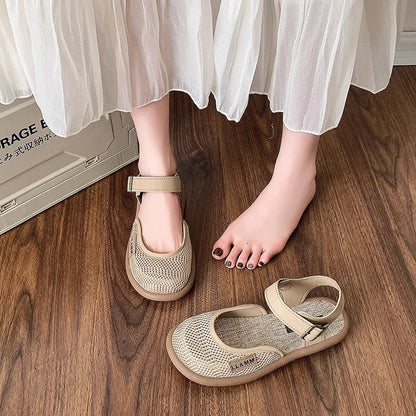 Bellevie™ Sandalen Mit Handgefertigter Flechtoptik und Atmungsaktivem Design