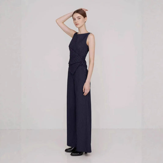 Bellamour™ Tailoring-Set Mit Asymmetrischem Oberteil und Weiter Hose