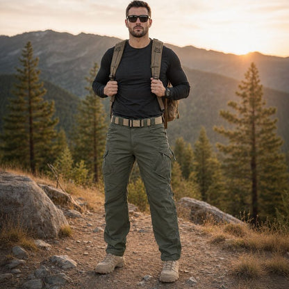 Nolan™ Taktikhose aus strapazierfähigem, wasserdichtem Twill mit zahlreichen Taschen
