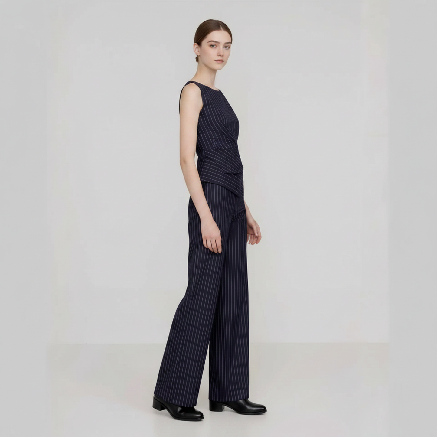 Bellamour™ Tailoring-Set Mit Asymmetrischem Oberteil und Weiter Hose
