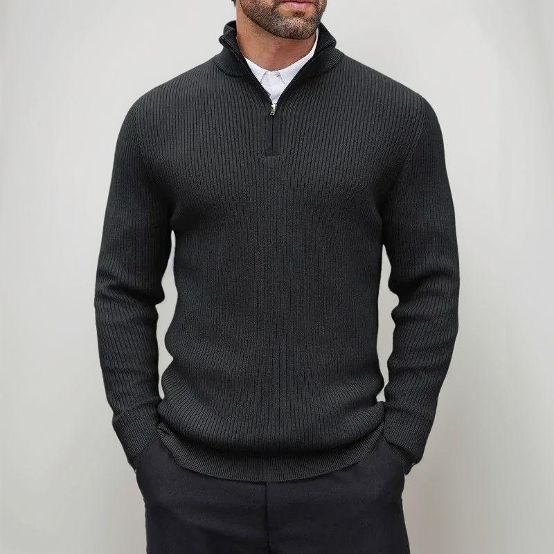 Walhalla™-Pullover aus hochwertigem Rippstrick mit Rollkragen / Minimalistisches Design, makellose Struktur und eine beeindruckende Präsenz!
