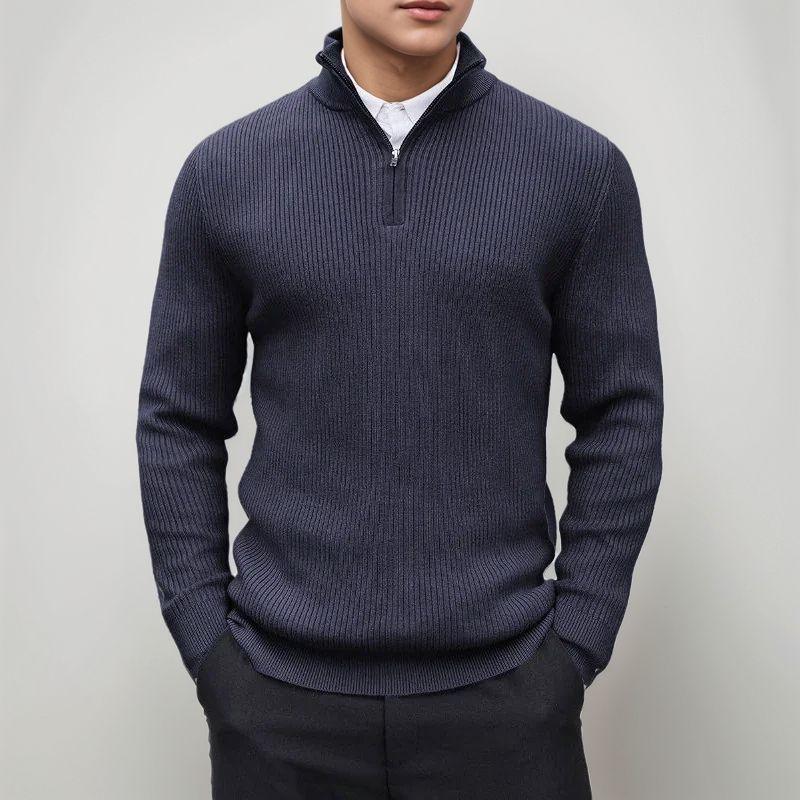 Walhalla™-Pullover aus hochwertigem Rippstrick mit Rollkragen / Minimalistisches Design, makellose Struktur und eine beeindruckende Präsenz!