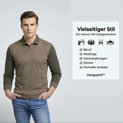 Vanguard™-Hemd mit Zweiteiliger Optik und Samtiger Innenseite für Maximale Thermische Behaglichkeit.