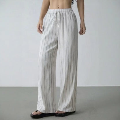 Zirelle™ Pants with Elegant Stripes and Smart Comfort