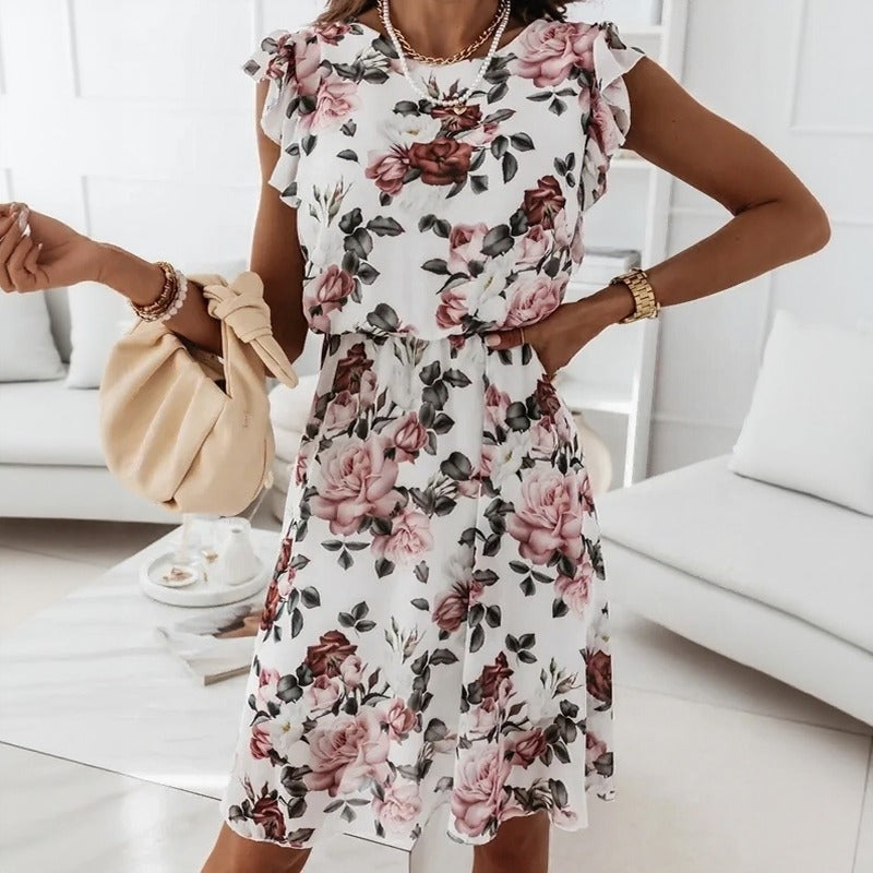 Serenelle™ Kleid mit Floraler Eleganz und Sofistischem Charme
