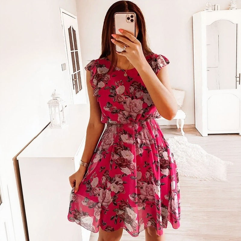 Serenelle™ Kleid mit Floraler Eleganz und Sofistischem Charme