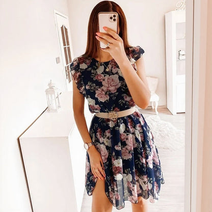 Serenelle™ Kleid mit Floraler Eleganz und Sofistischem Charme