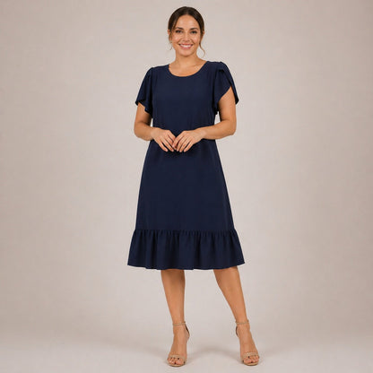 Dallora™ Kleid aus leichtem Jeansstoff mit müheloser Leichtigkeit und zeitlosem Charme
