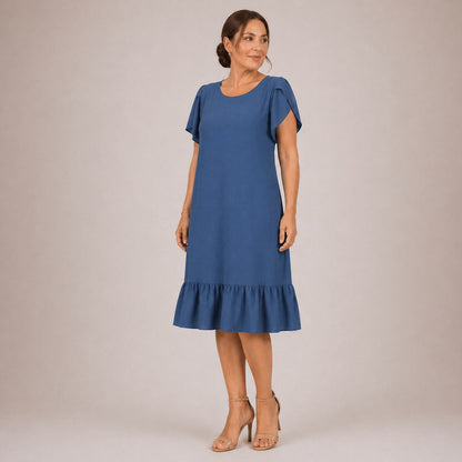 Dallora™ Kleid aus leichtem Jeansstoff mit müheloser Leichtigkeit und zeitlosem Charme