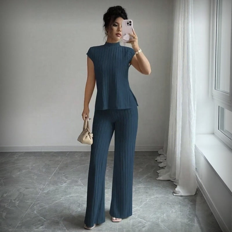 Selmira™ Geripptes Set mit Minimalistischer Eleganz