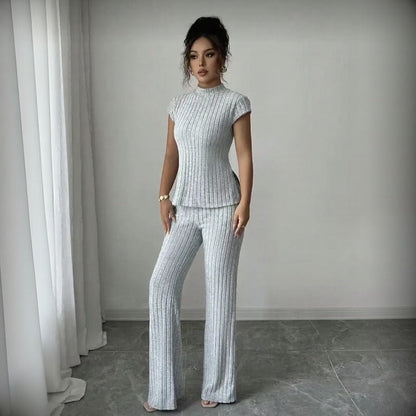 Selmira™ Geripptes Set mit Minimalistischer Eleganz