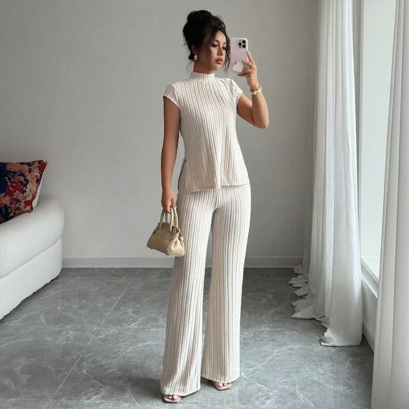 Selmira™ Geripptes Set mit Minimalistischer Eleganz