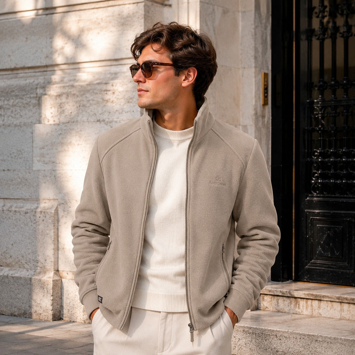 Arven™ Jacke Mit Hohem Kragen Und Lässiger Eleganz