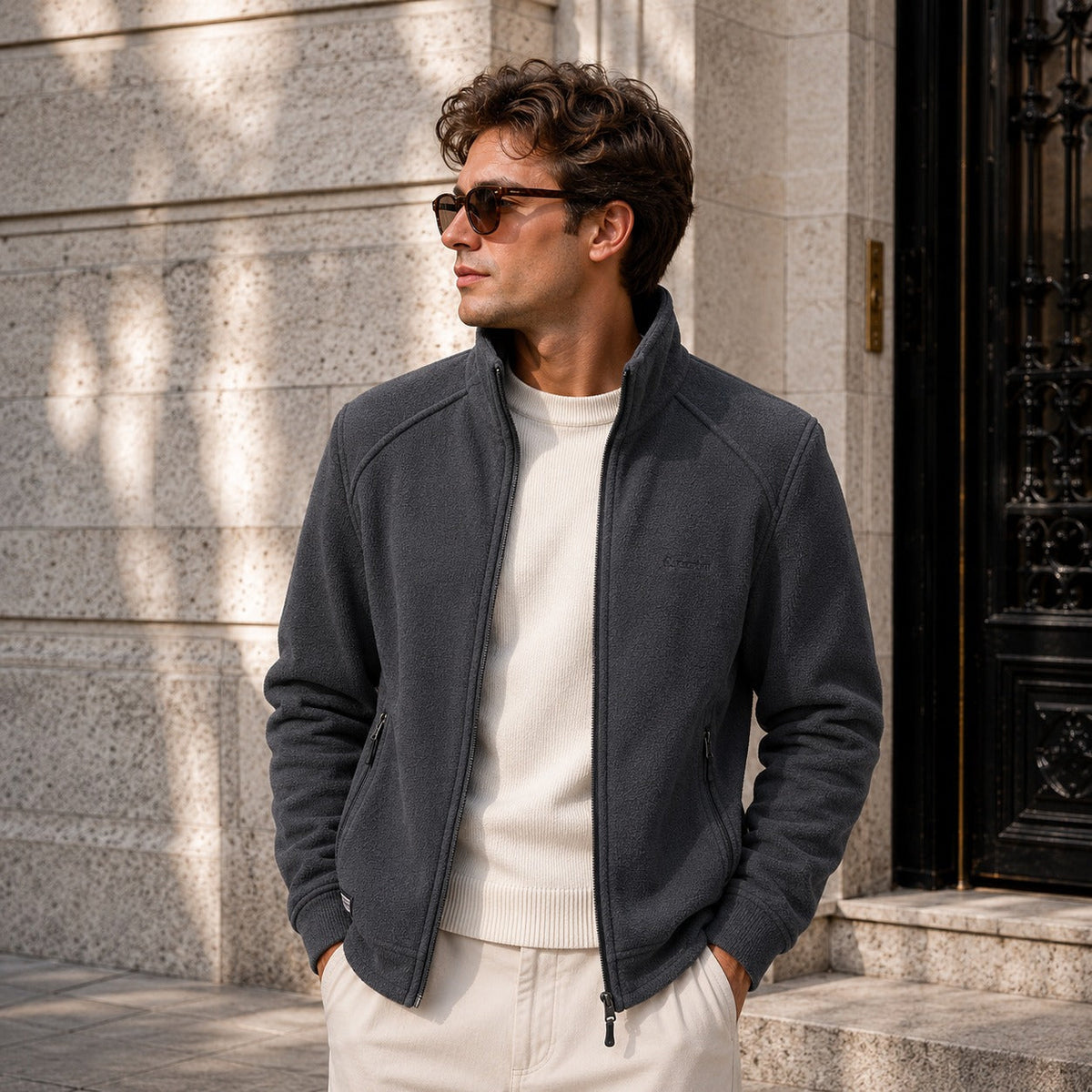 Arven™ Jacke Mit Hohem Kragen Und Lässiger Eleganz
