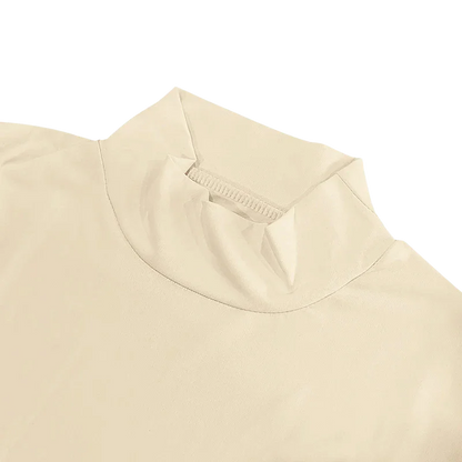 St. Moritz™ T-Shirt mit hohem Kragen und klarem Design / Raffinierter Minimalismus für Herren mit Ausstrahlung!