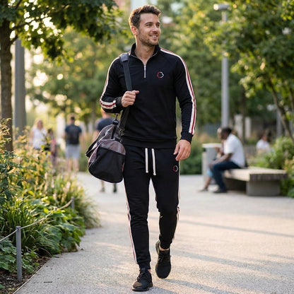 Hype Premium Quarter-Zip Tracksuit Set