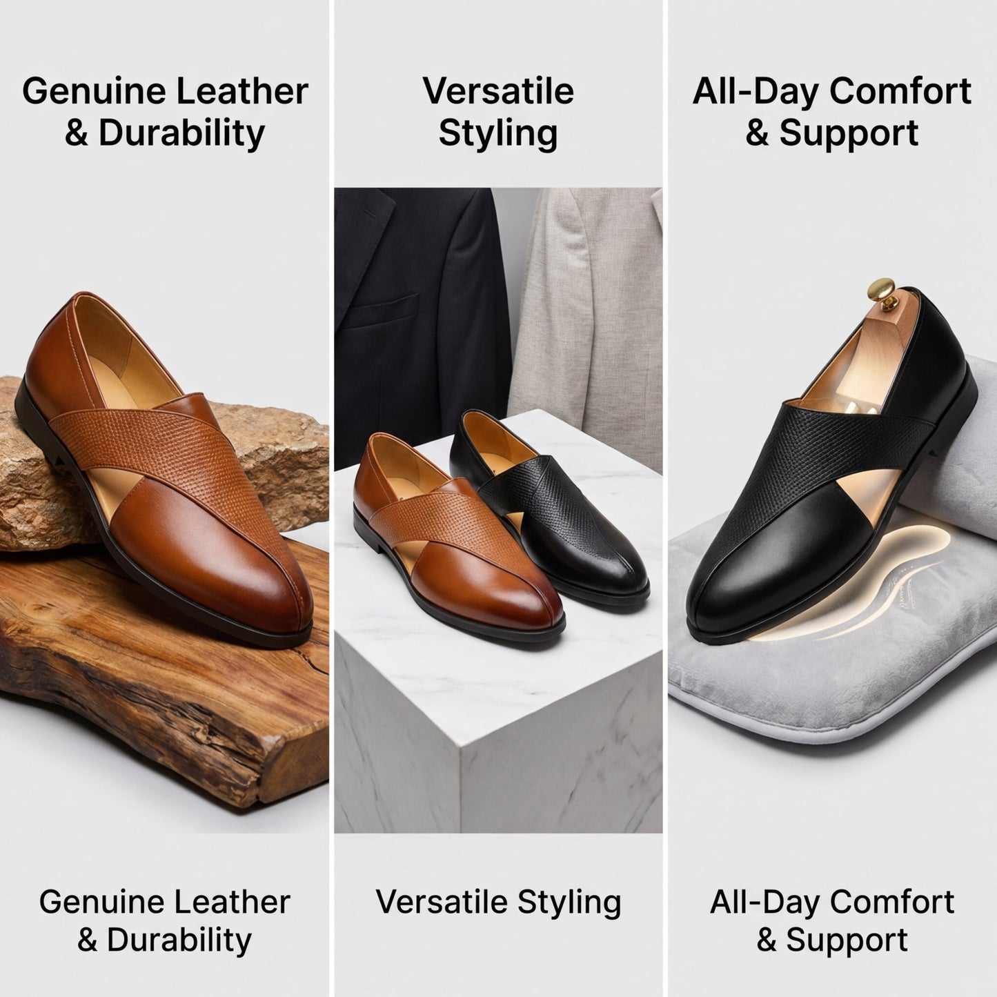 Panache Genuine Leather Loafers