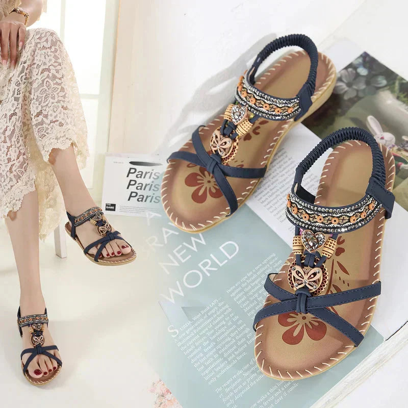 🔥 Sommer-Super-Sale: Jetzt 25€ sparen! 🌸2025 Trend-Sandalen im Boho-Chic