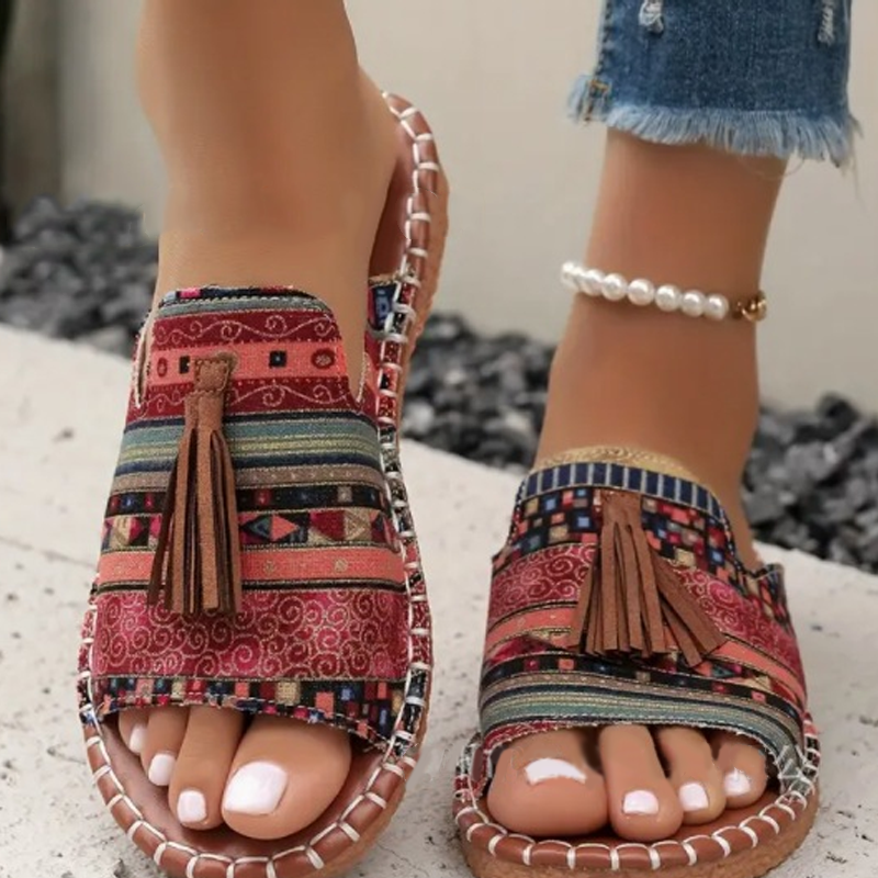 🌸💐2026 Neu Sommer Bohemian Print Damen Sandalen💥