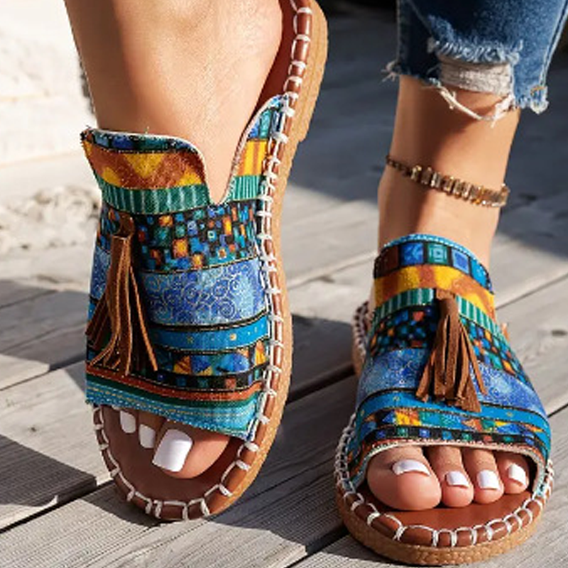🌸💐2026 Neu Sommer Bohemian Print Damen Sandalen💥