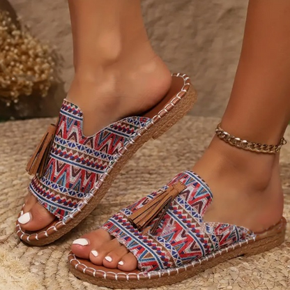 🌸💐2026 Neu Sommer Bohemian Print Damen Sandalen💥