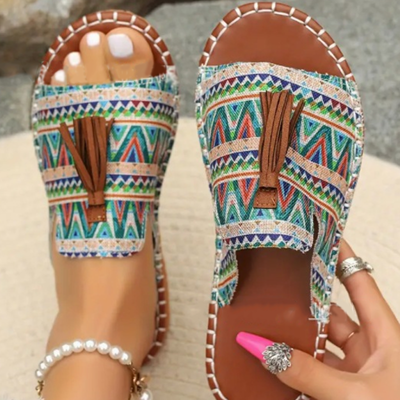 🌸💐2026 Neu Sommer Bohemian Print Damen Sandalen💥