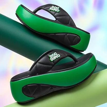 ☁️ Bequeme Damen Zehentrenner mit Plateausohle – Weiche EVA-Schuhe für Sommer – Federleichtes Laufgefühl für Strand & Stadt